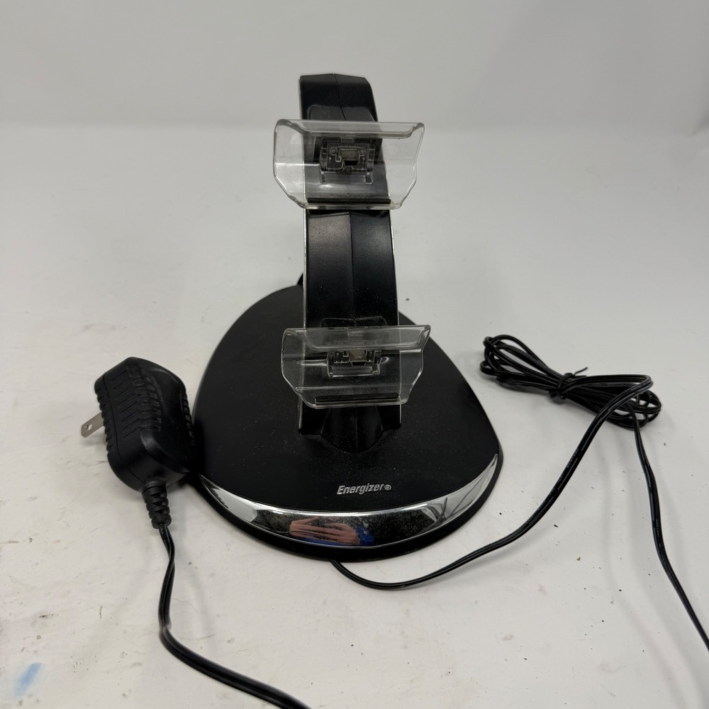 Energizer PS3 Controller Charging Station PDP PL-6328 Dual Dock with AC Adapter